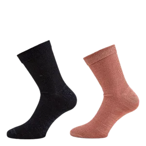 2-Pack Chunky Rib Junior Pink/Black