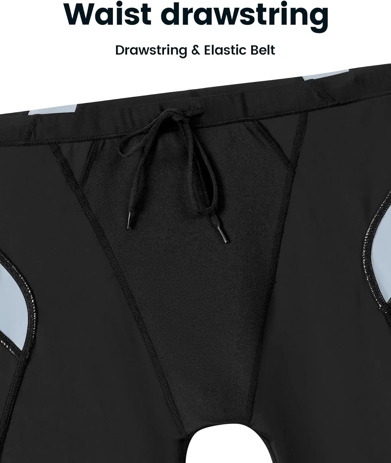 361 Swim Jammers for Men, Pro Racing Training Swimsuit, Chlorine Resistant Endurance Mens Swim Suit Swimwear Tech Pant