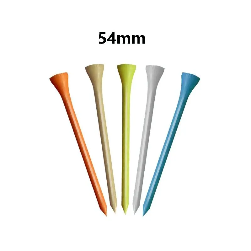 40 Wooden Golf Tees | With Ball Holder | 54mm