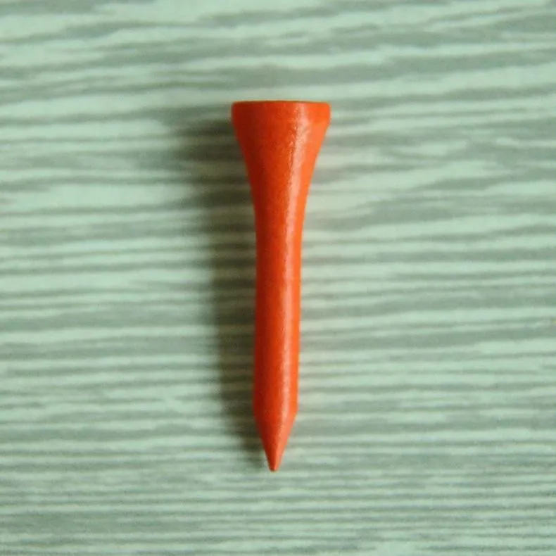 40 Wooden Golf Tees | With Ball Holder | 54mm