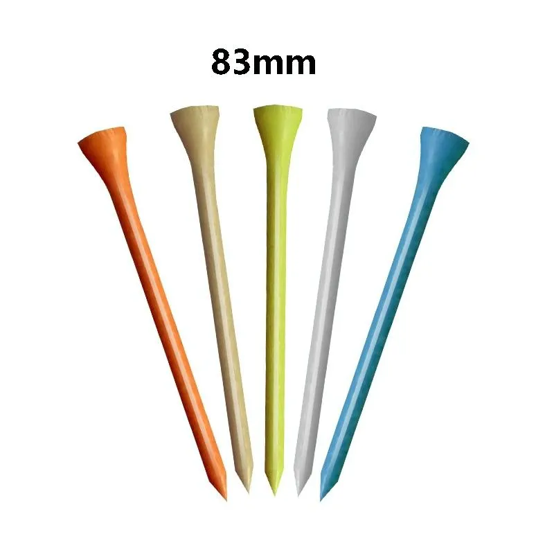40 Wooden Golf Tees | With Ball Holder | 54mm