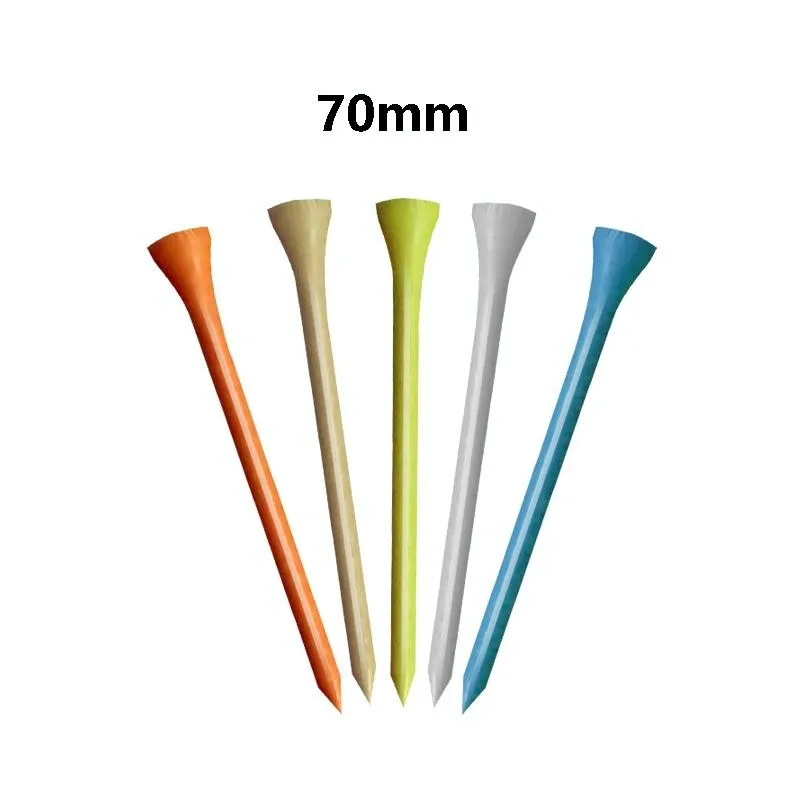 40 Wooden Golf Tees | With Ball Holder | 54mm