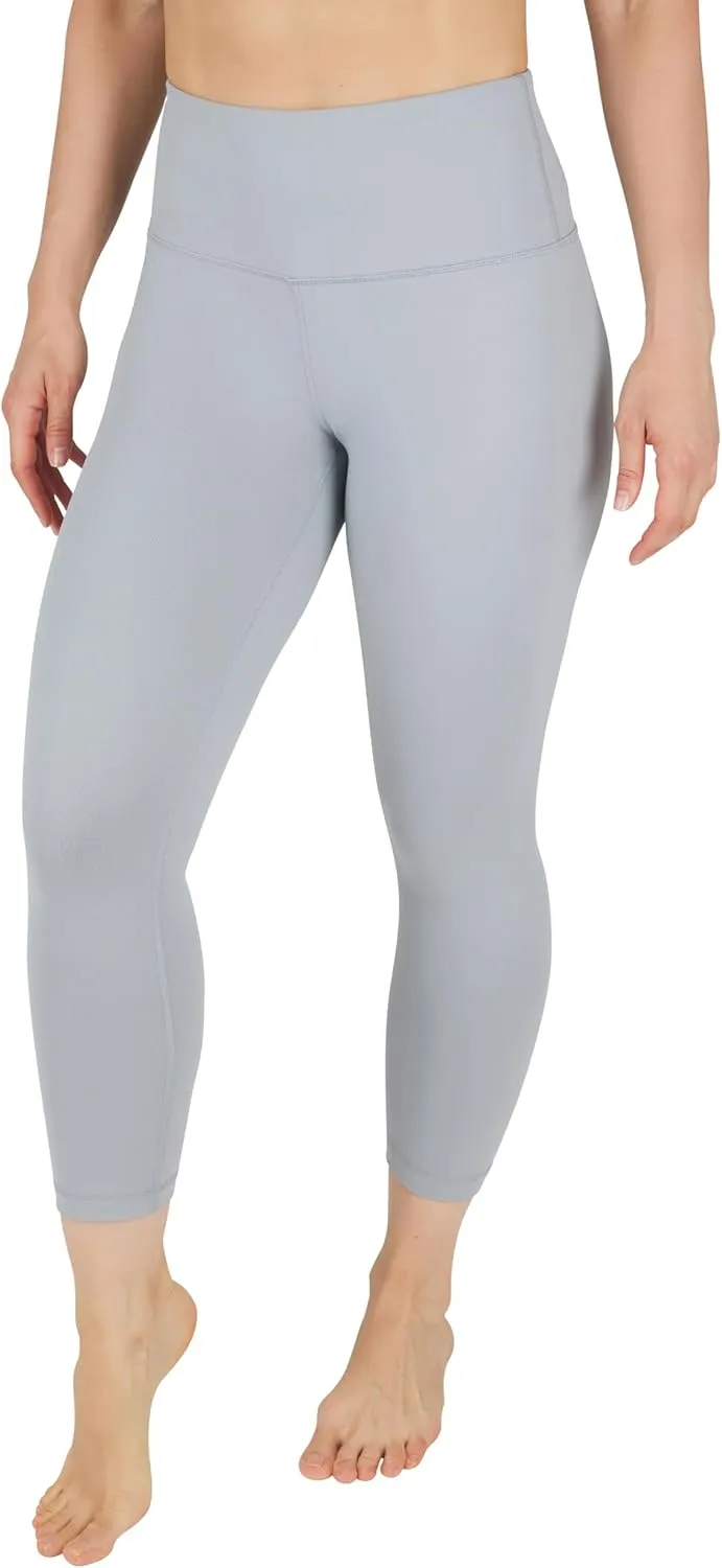 90 Degree By Reflex Womens High Waisted Leggings Capri Workout Yoga Pants