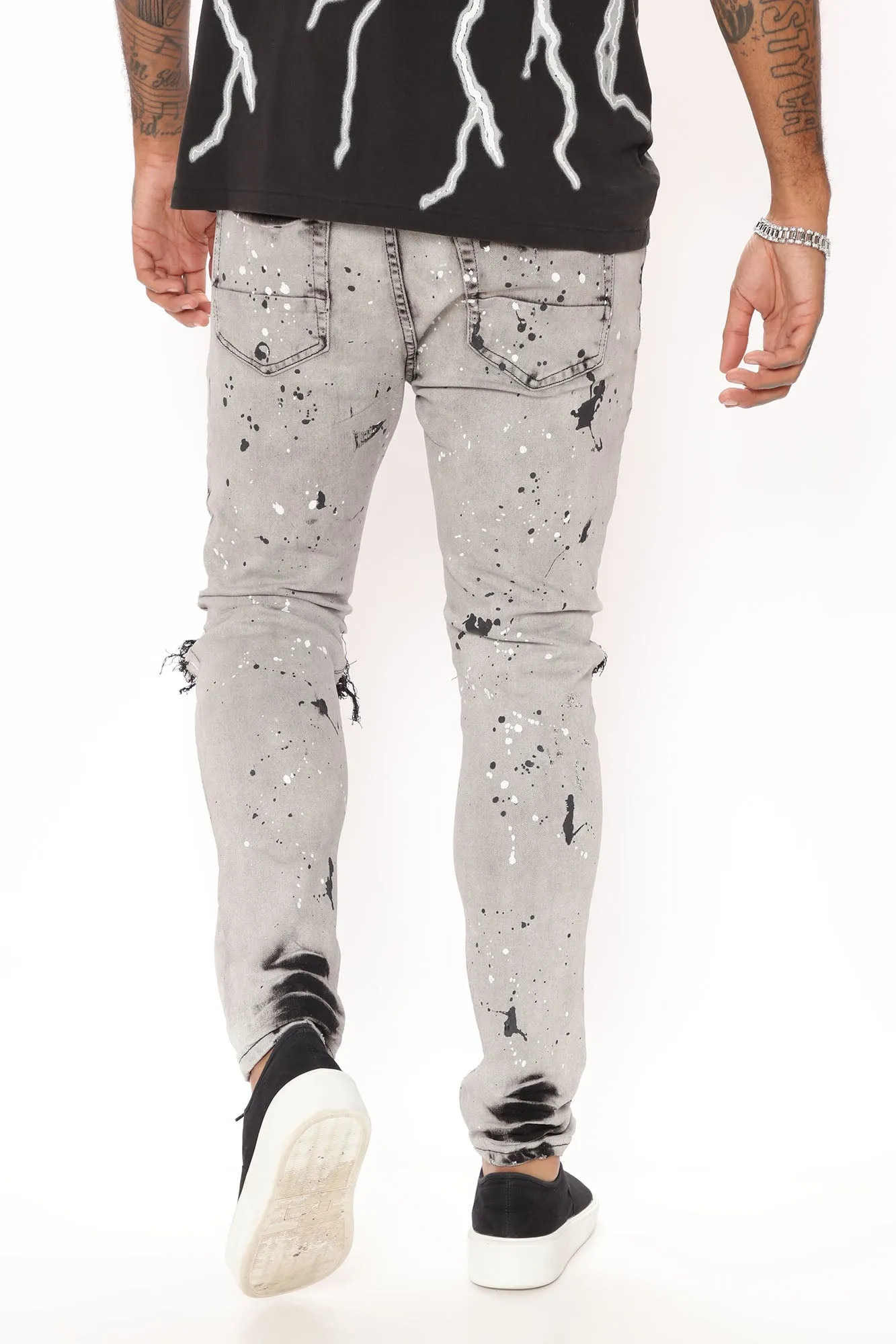 Abel Skinny Jean - Grey