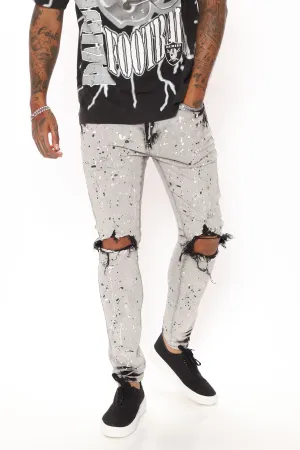 Abel Skinny Jean - Grey