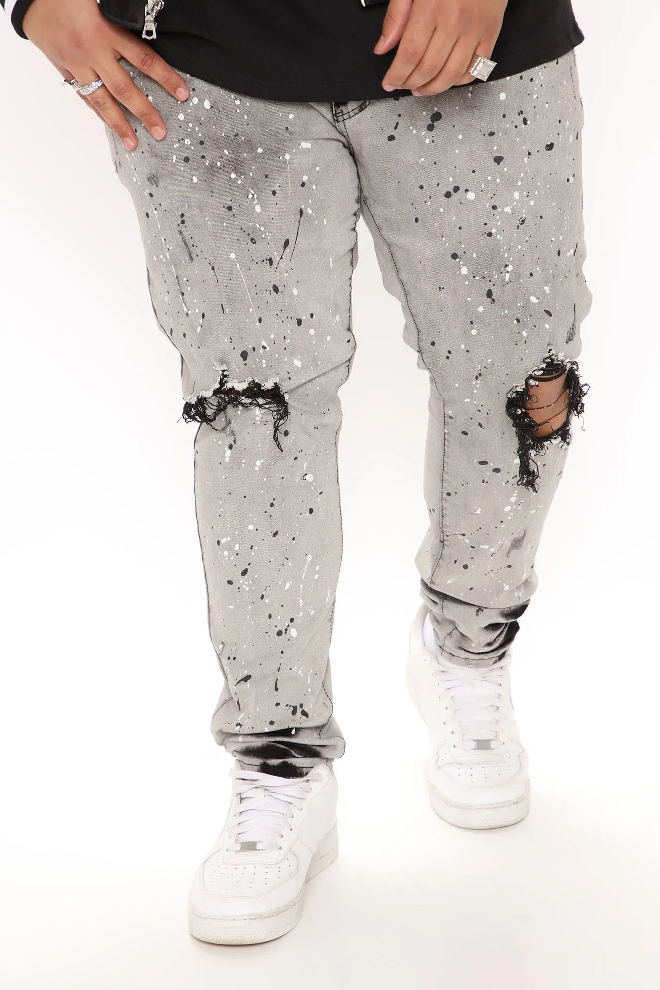 Abel Skinny Jean - Grey