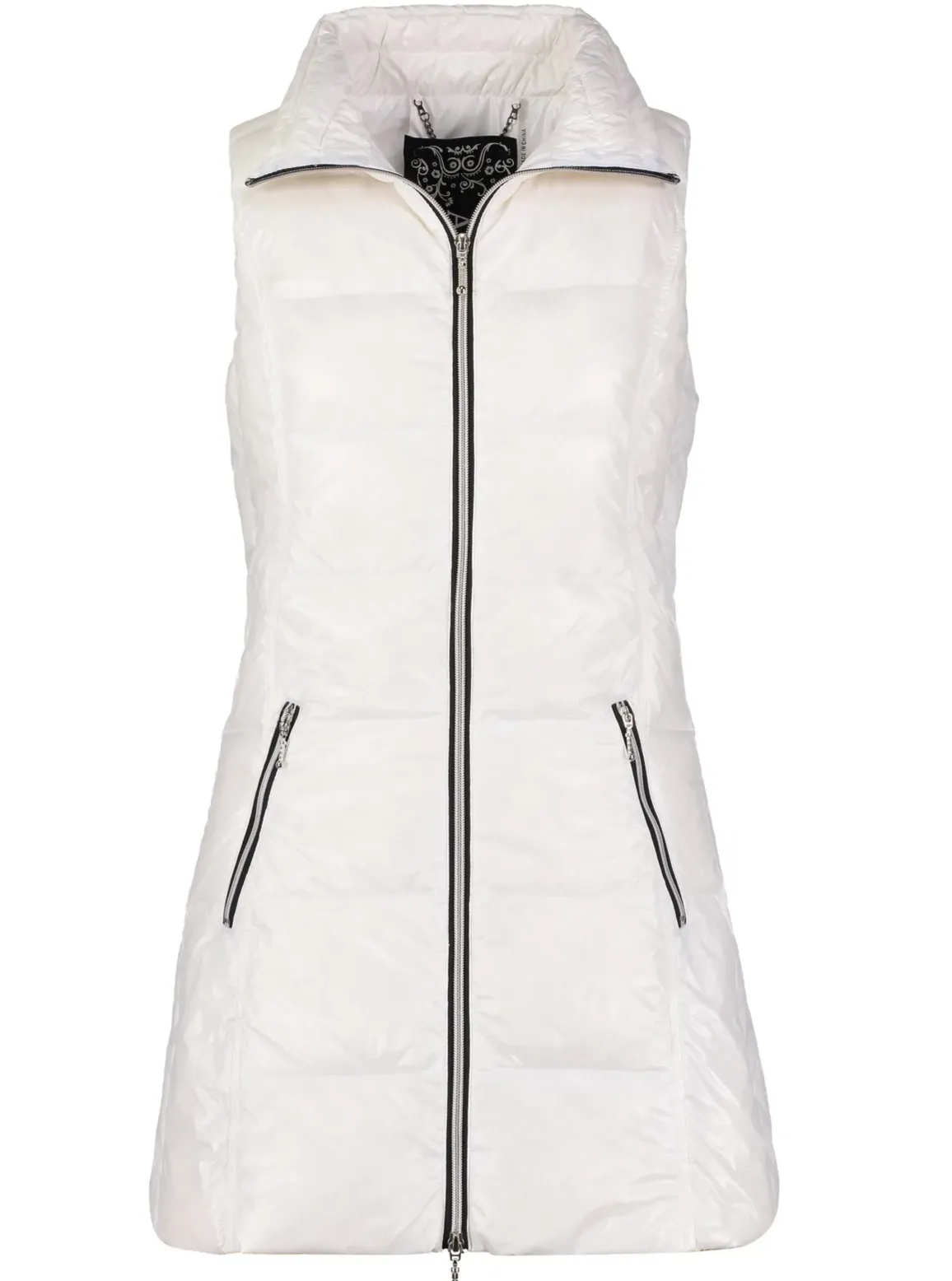 Anorak Long Nylon Down Vest [White-50171CAZ]