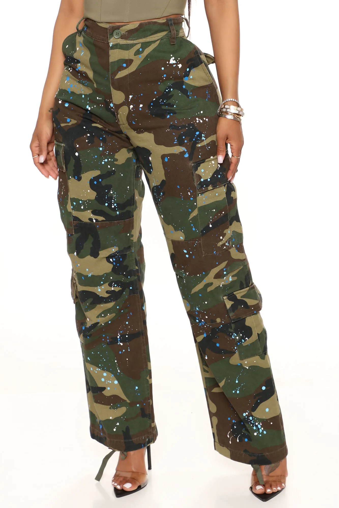 Attention On Me Cargo Pant 30 - Camouflage