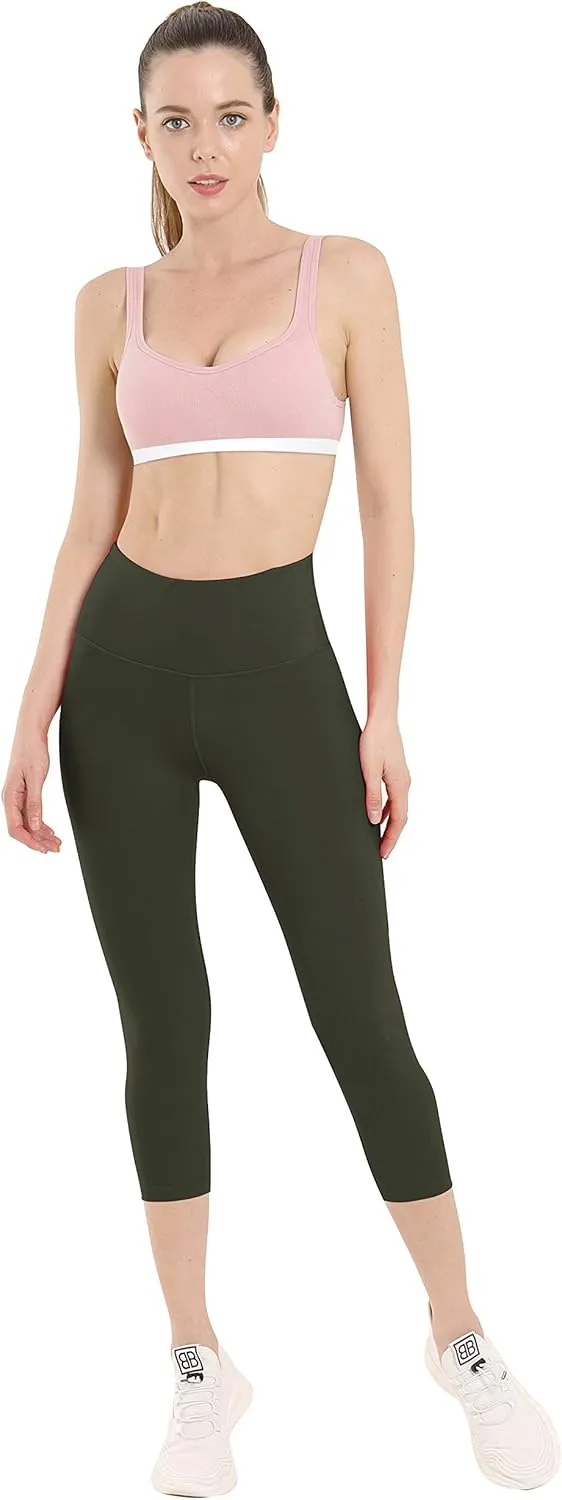 BUBBLELIME 25"/26"/27"/28" Basic/Super High Waist/Embossed Pattern Yoga Pants Running Workout Leggings Tummy Control
