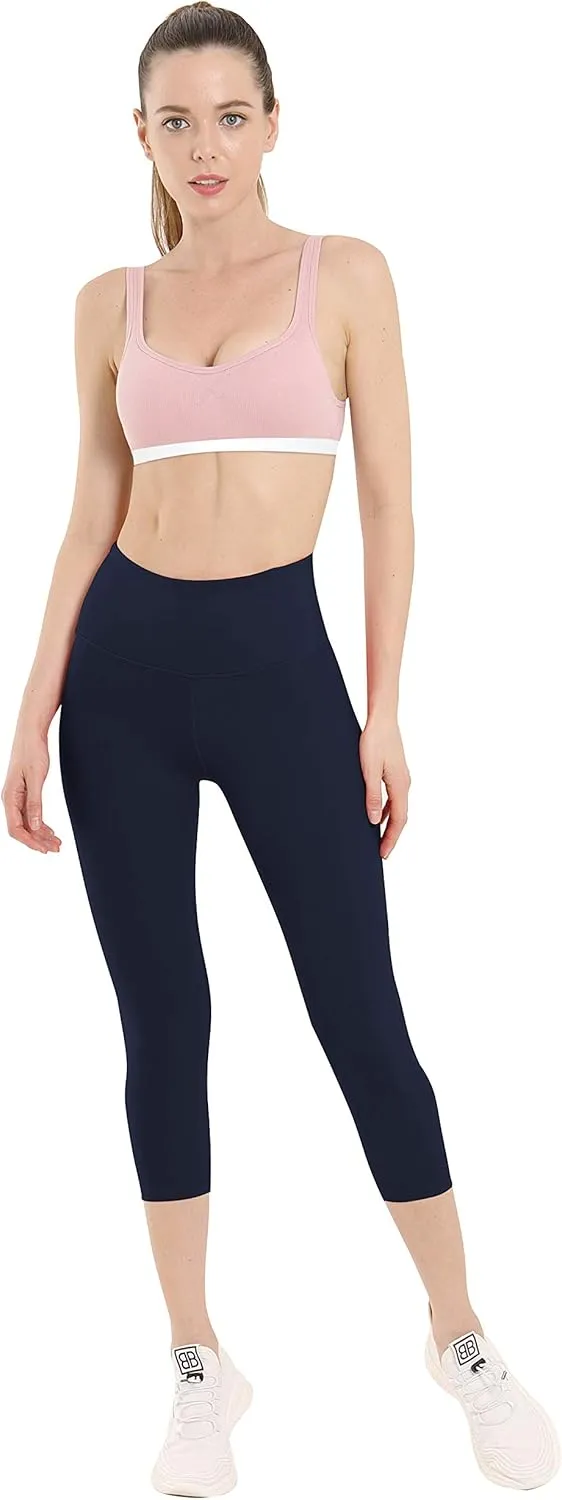 BUBBLELIME 25"/26"/27"/28" Basic/Super High Waist/Embossed Pattern Yoga Pants Running Workout Leggings Tummy Control
