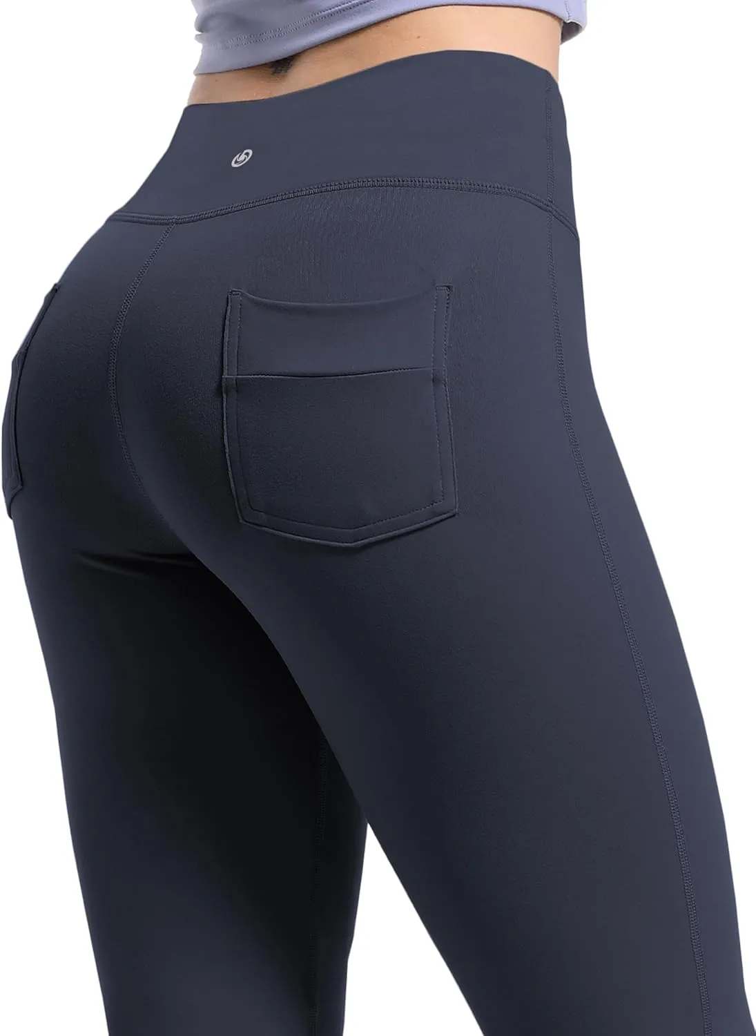 BUBBLELIME 29"/31"/33"/35"/37" Women's High Waist Straight Leg Yoga Pants Tummy Control Workout Pants with Pockets