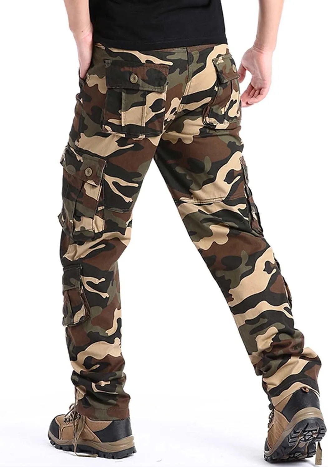 Cargo Pants for Men Joggers Loose Sports Trousers Pants with Pockets Men's Hiking Cargo Pants Slim Fit Stretch Jogger