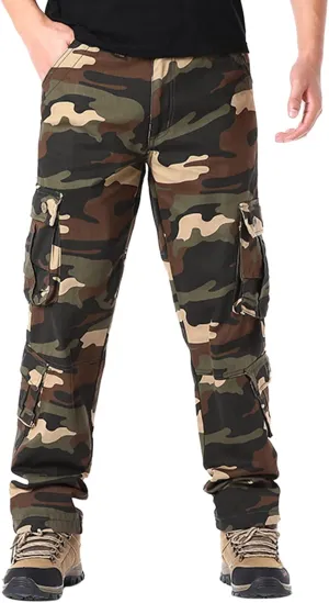 Cargo Pants for Men Joggers Loose Sports Trousers Pants with Pockets Men's Hiking Cargo Pants Slim Fit Stretch Jogger