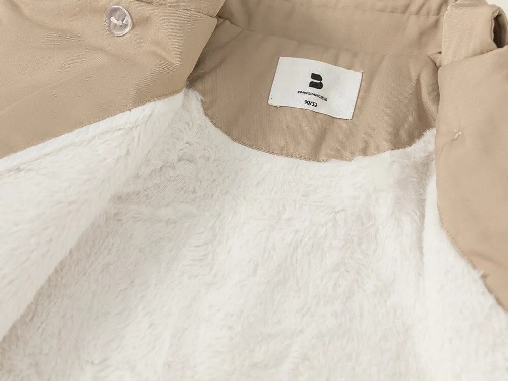 Classic Fleece-Lined Cape Trench