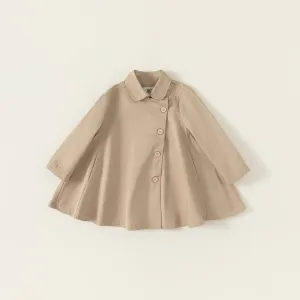 Classic Fleece-Lined Cape Trench
