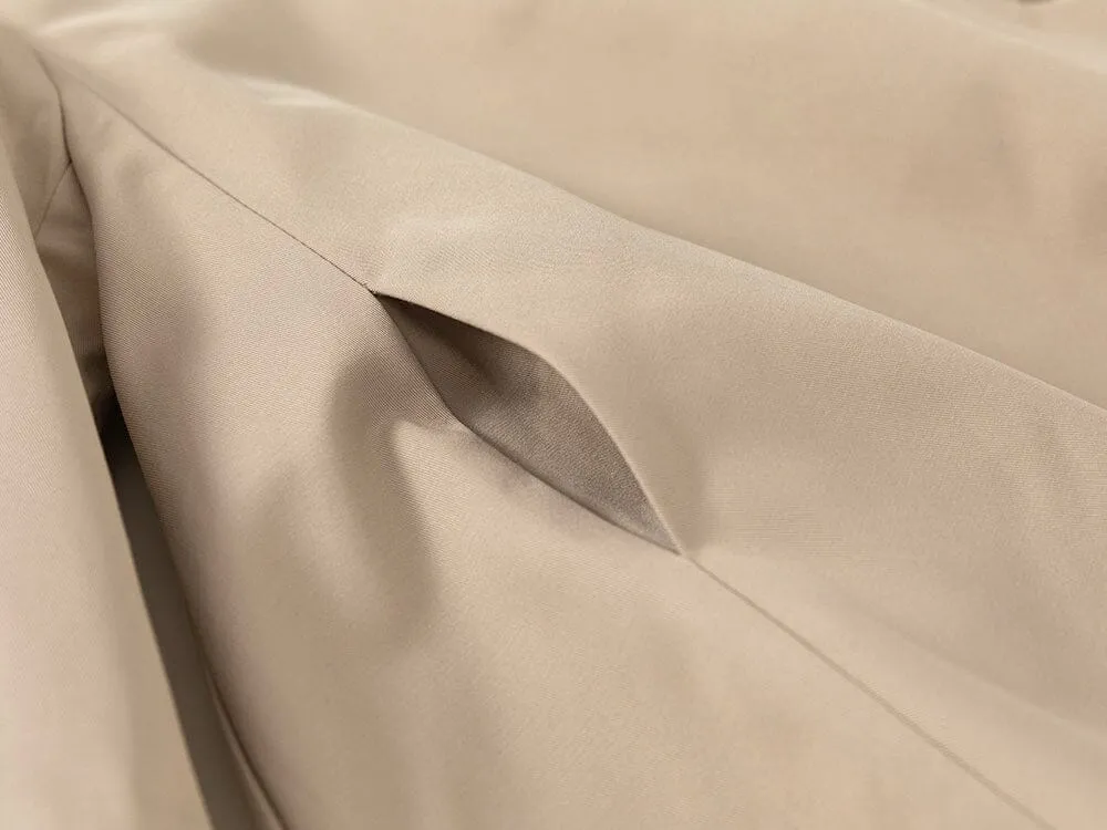 Classic Fleece-Lined Cape Trench