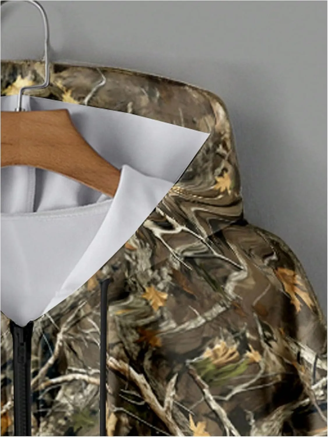 COZYEASE Women's Oversized Camo Zip Up Hoodie Long Sleeve Drawstring Sweatshirt Vintage Tops