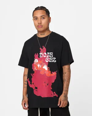 Doja Cat Doja Cat Devil Jumbo Print T-Shirt Black