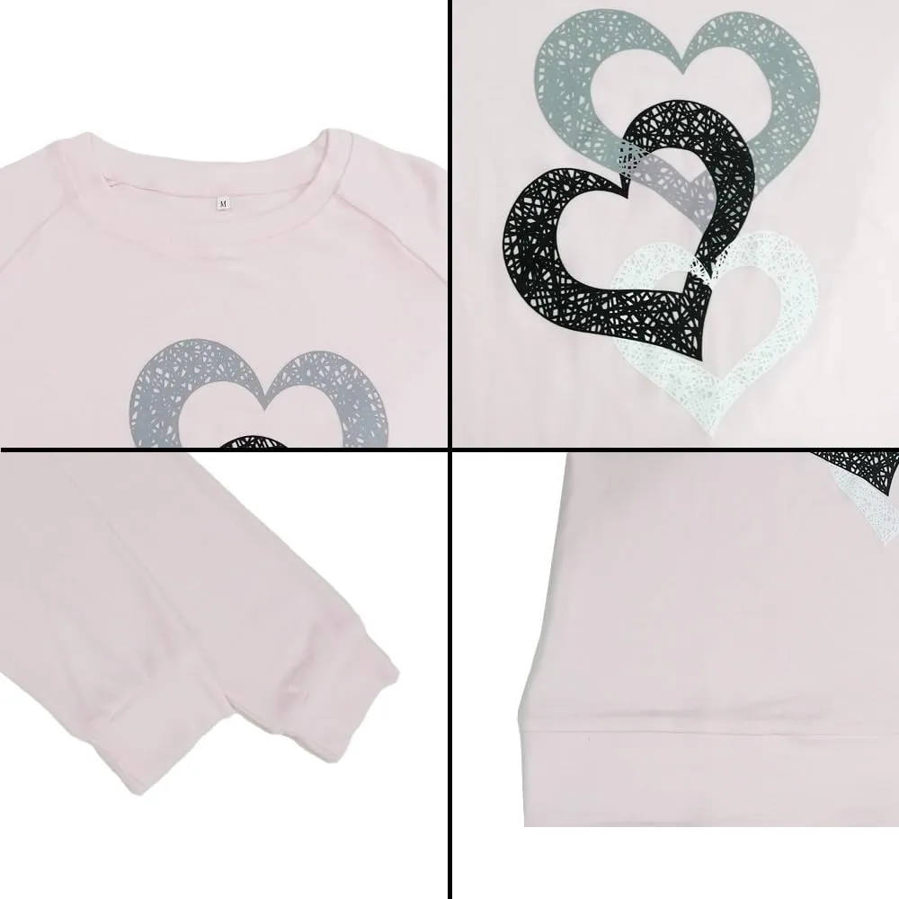 Fronage Women's Floral Printed Sweatshirt Long Sleeve Crewneck Casual Loose Vintage FLower Graphic Pullover Tops