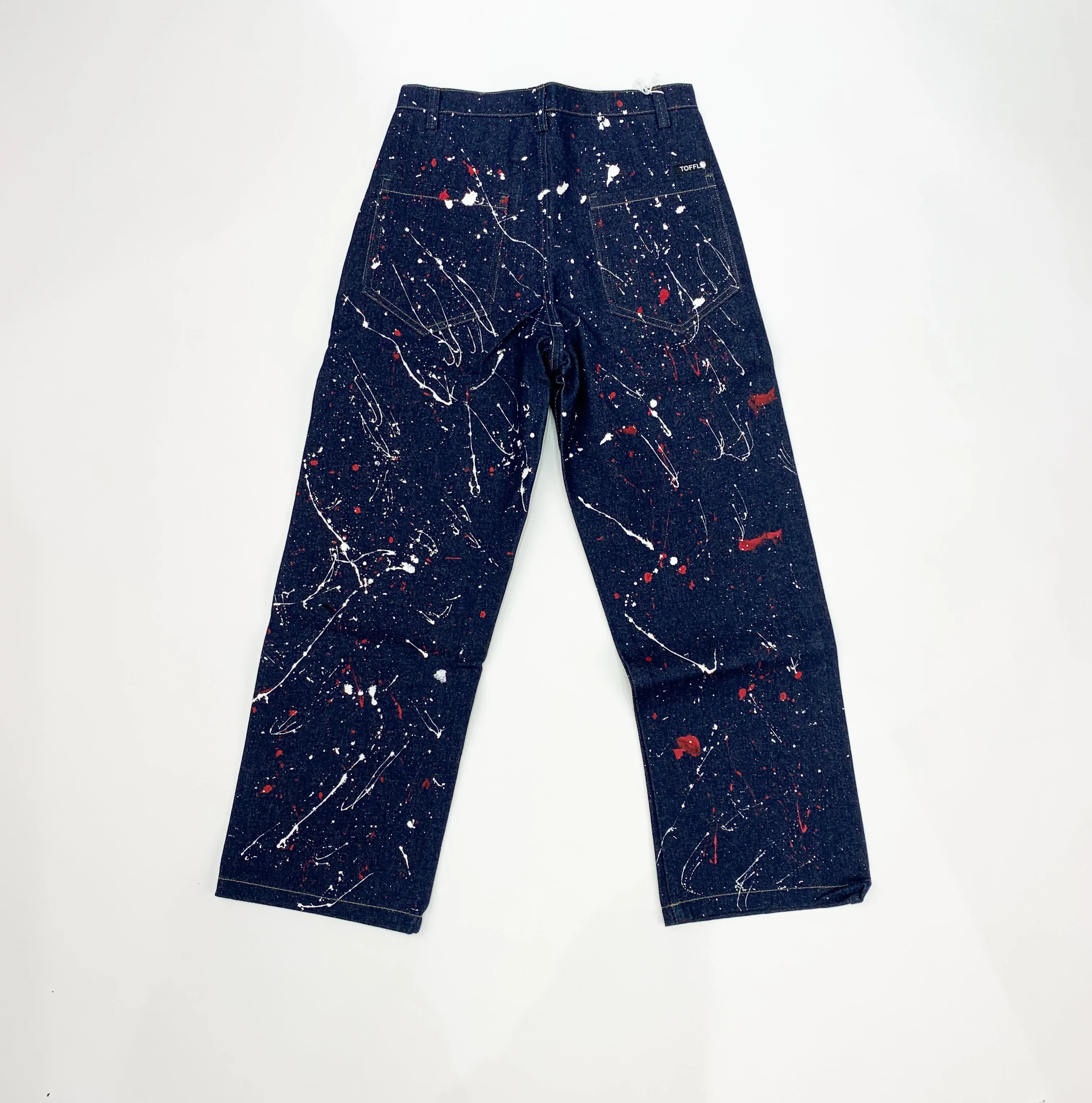 Handpainted Splatter Jeans