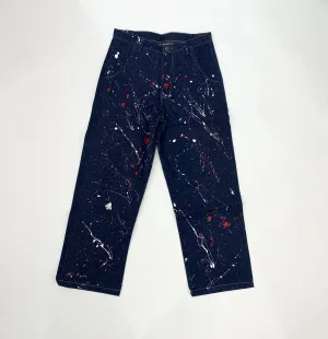 Handpainted Splatter Jeans