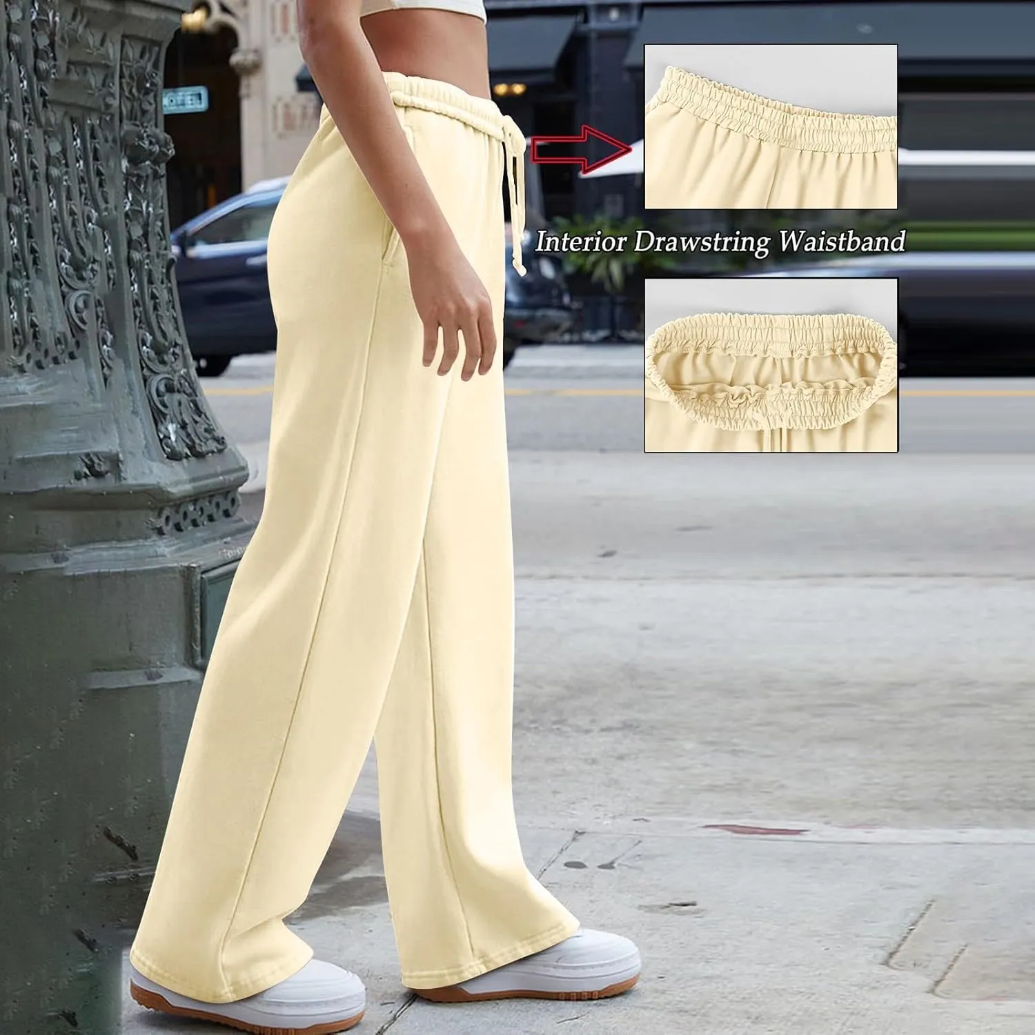 Jogger Scrubs for Women Palazzo Workout Casual High Waisted Sweatpants Athletic with
