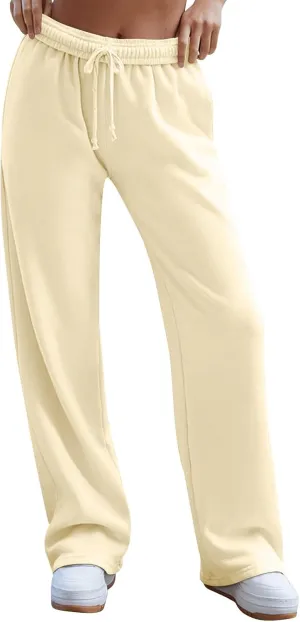 Jogger Scrubs for Women Palazzo Workout Casual High Waisted Sweatpants Athletic with