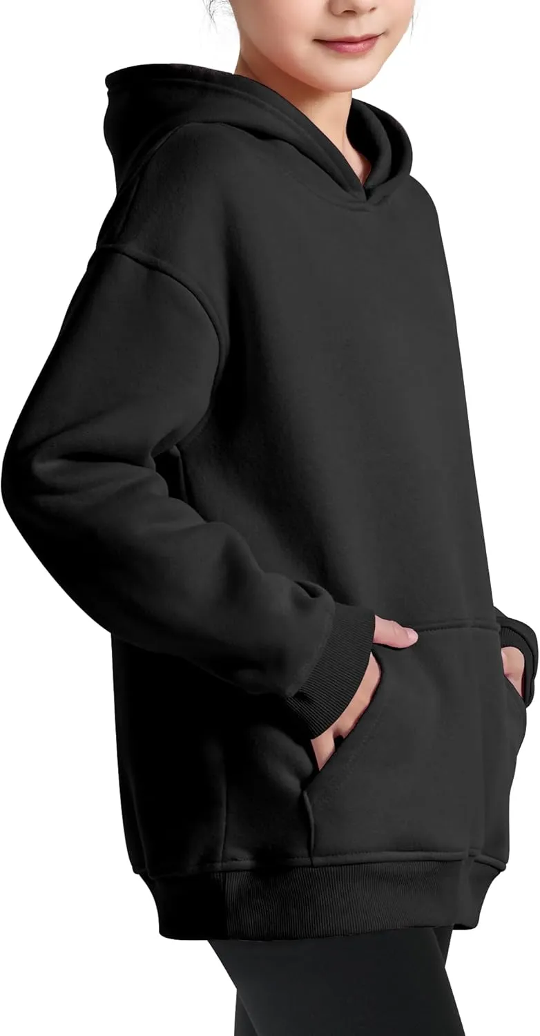 KEREDA Hoodies for Teen Girls Fashion Sweatshirt Fleece Pullover Tops Kids Clothes 7-14 Years
