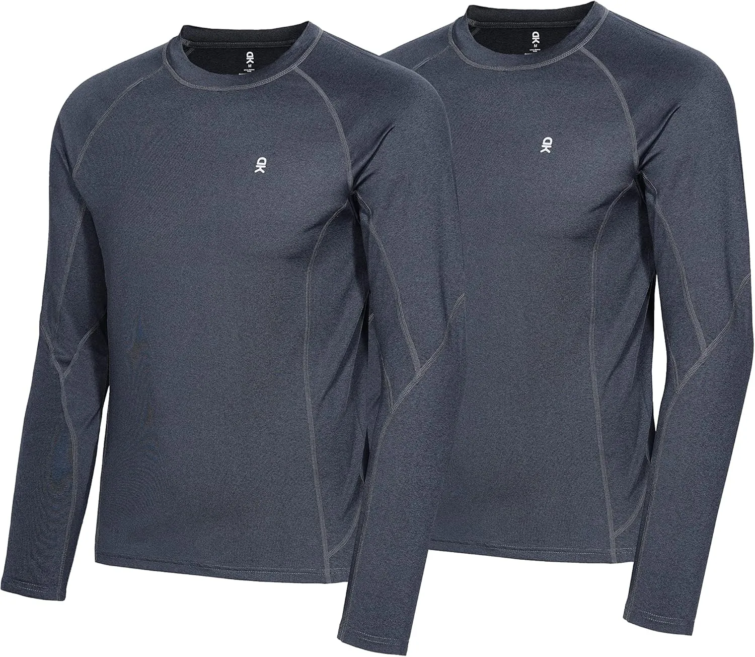 Little Donkey Andy Men's Thermal Underwear Set Performance Base Layer Wicking Active Long Johns Top & Bottom with Fly