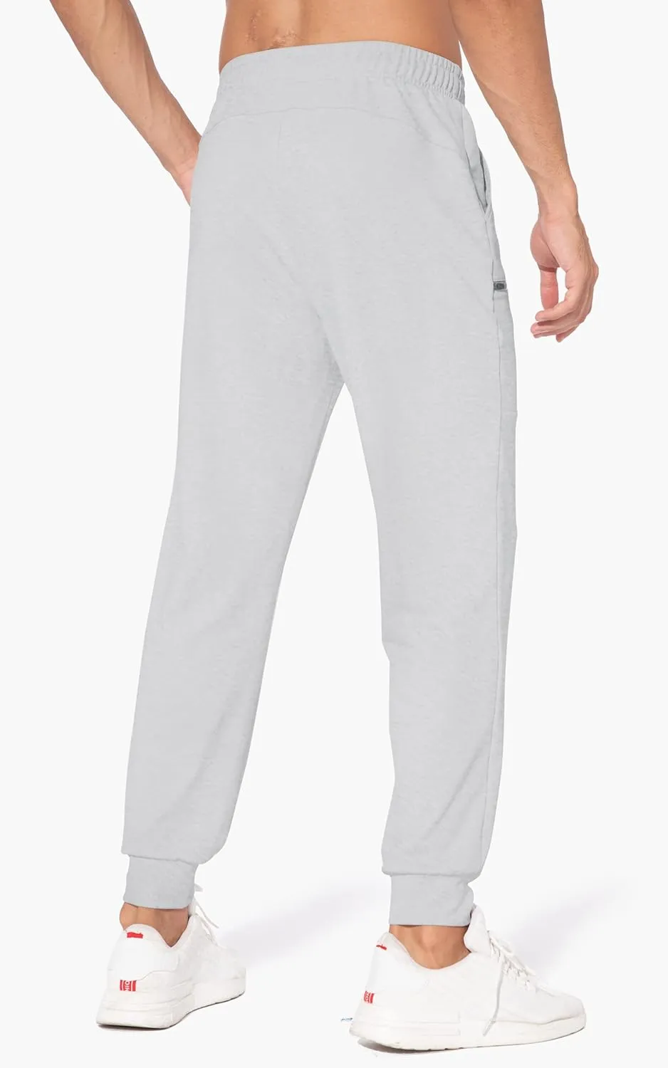 M MAROAUT Men's Joggers Pants - Lightweight Sweatpants with Zipper Pockets, Gym Workout Pants for Athletic Running Casual