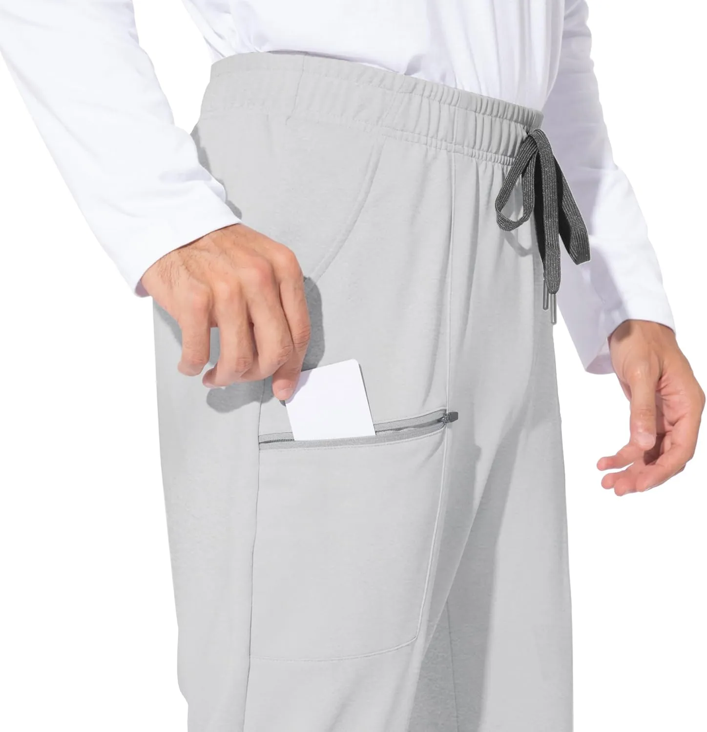 M MAROAUT Men's Joggers Pants - Lightweight Sweatpants with Zipper Pockets, Gym Workout Pants for Athletic Running Casual