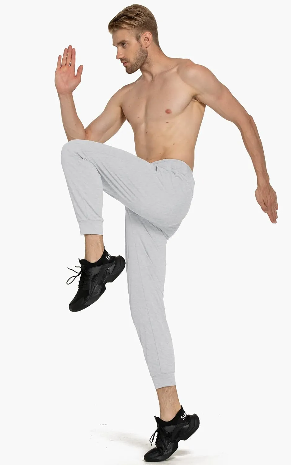 M MAROAUT Men's Joggers Pants - Lightweight Sweatpants with Zipper Pockets, Gym Workout Pants for Athletic Running Casual
