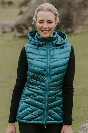 Mary-Claire Women's 90/10 Packable Down Vest - Empire Teal