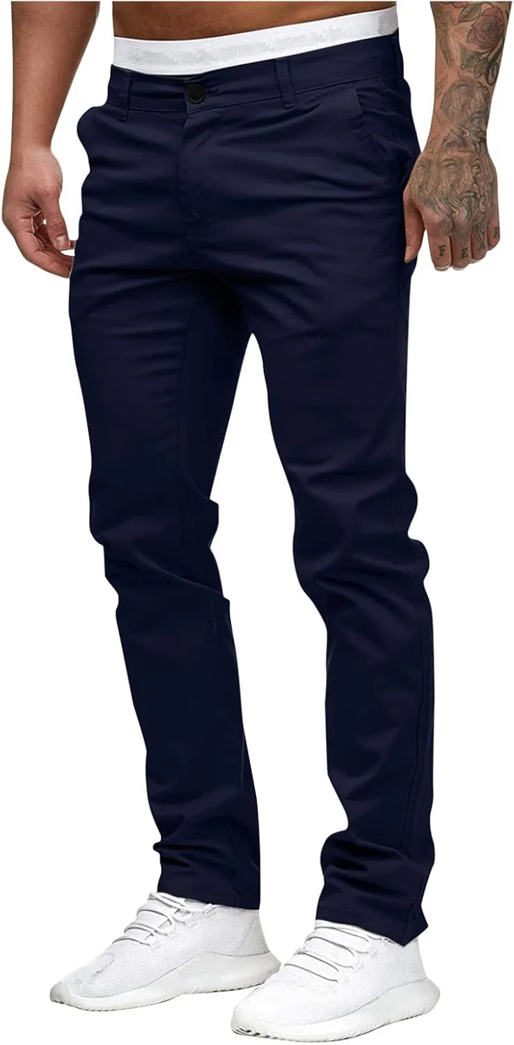 Men's Athletic Running Sweatpants Casual Sports Length Solid Mens Pants Men's Pants Men's Cotton Casual Sweatpants
