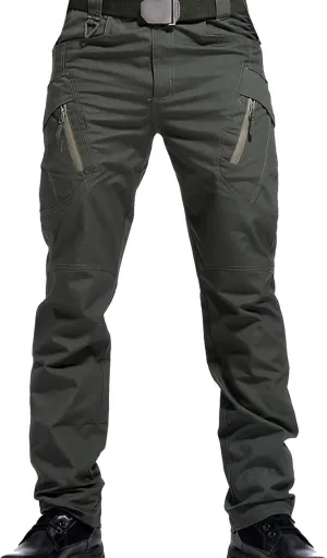 Men's US Military Assault Pants Army Camo Tactical Trousers Water Resistant Big and Tall Workwear Combat Cargo Pants