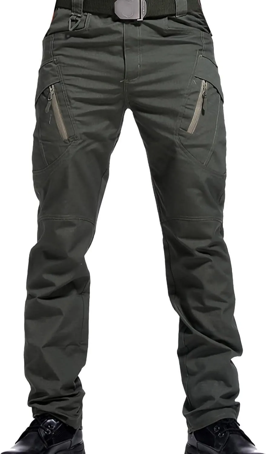 Men's US Military Assault Pants Army Camo Tactical Trousers Water Resistant Big and Tall Workwear Combat Cargo Pants