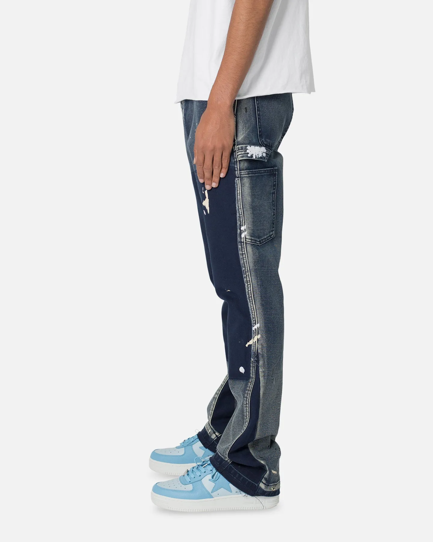 MNML B243 Flare Denim Jeans Navy