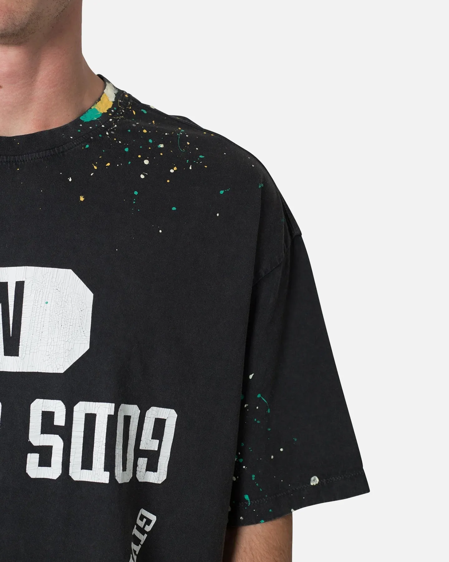 MNML Gods Grace Vintage T-Shirt Washed Black