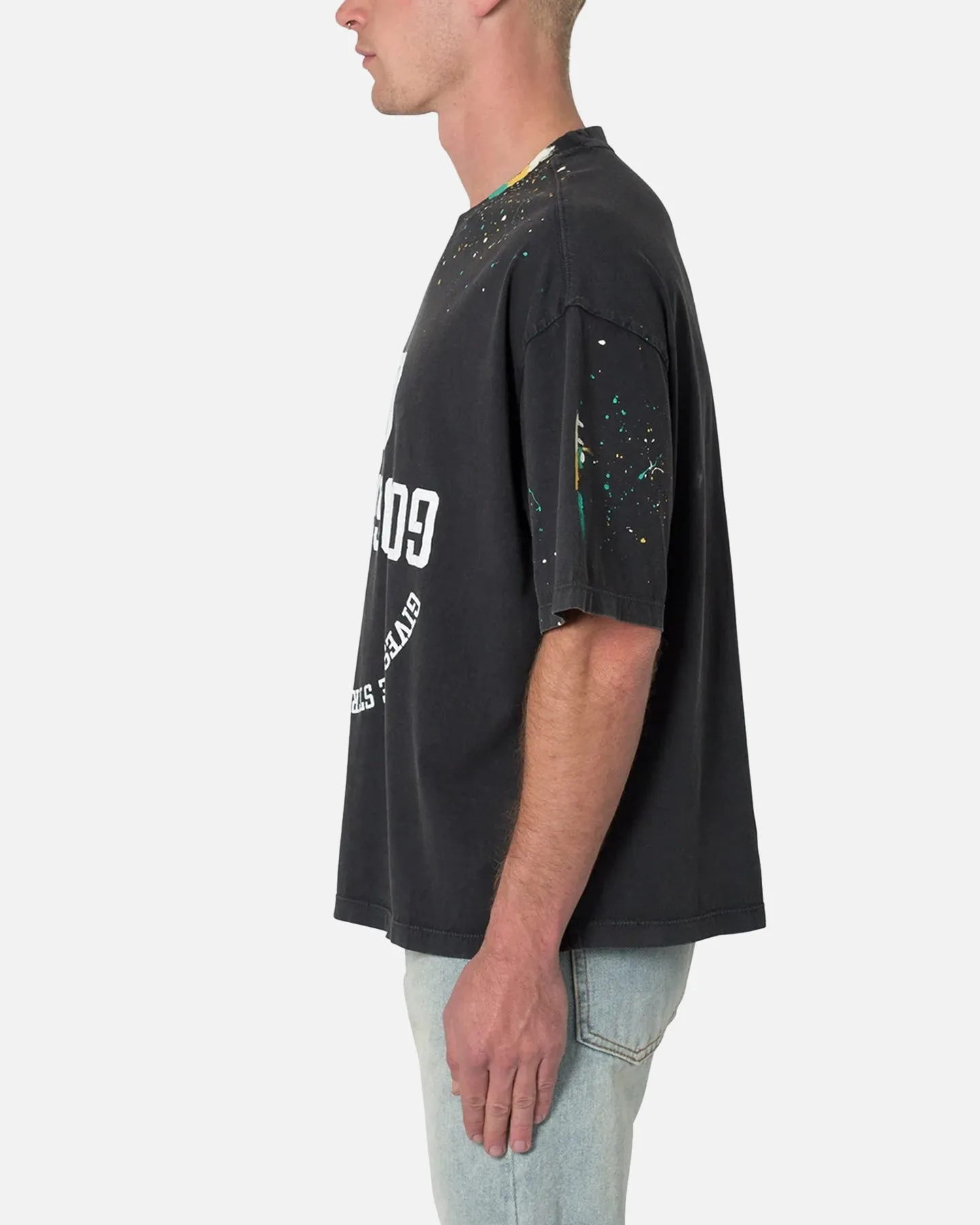 MNML Gods Grace Vintage T-Shirt Washed Black