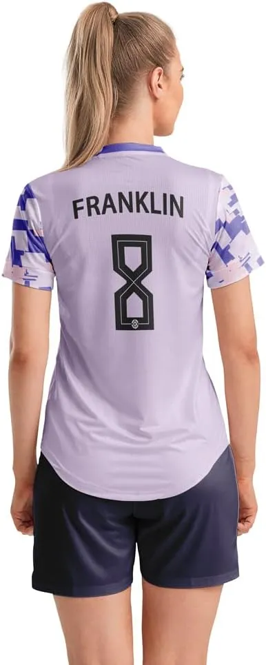 ORKY Women Customize Soccer Jersey, Quick Dry Sublimation Personalize Shirt Short Set, Custom Made Team Match Uniform Camo