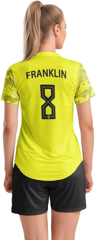 ORKY Women Customize Soccer Jersey, Quick Dry Sublimation Personalize Shirt Short Set, Custom Made Team Match Uniform Camo