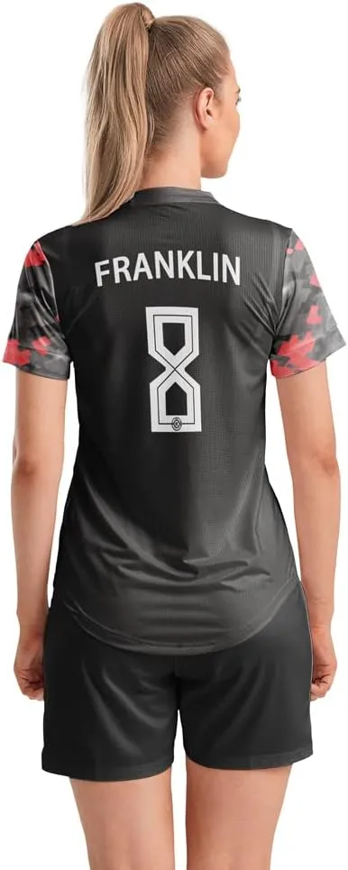 ORKY Women Customize Soccer Jersey, Quick Dry Sublimation Personalize Shirt Short Set, Custom Made Team Match Uniform Camo