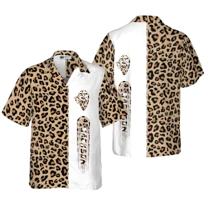 Personalized Baseball Seamless Seamless Leopard Custom Hawaiian Shirt