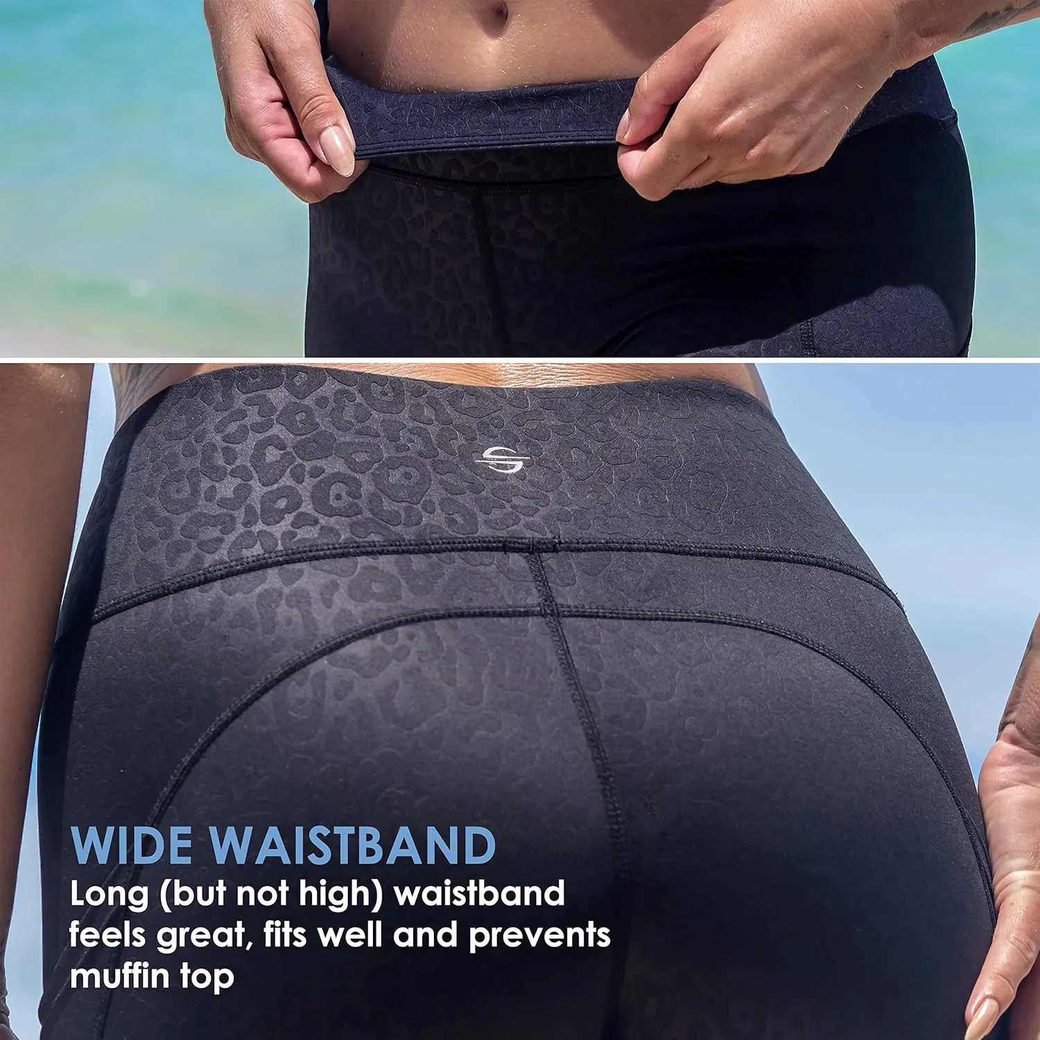 Swim Leggings for Women Quick Dry & UPF 50  Sun Protection Tights