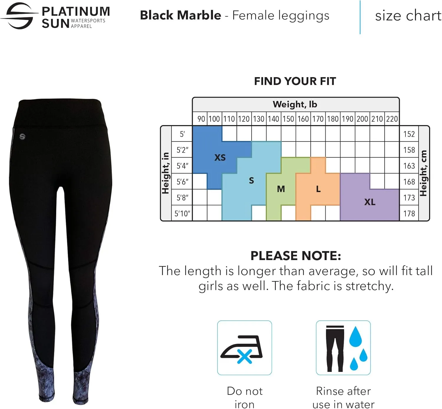 Swim Leggings for Women Quick Dry & UPF 50  Sun Protection Tights