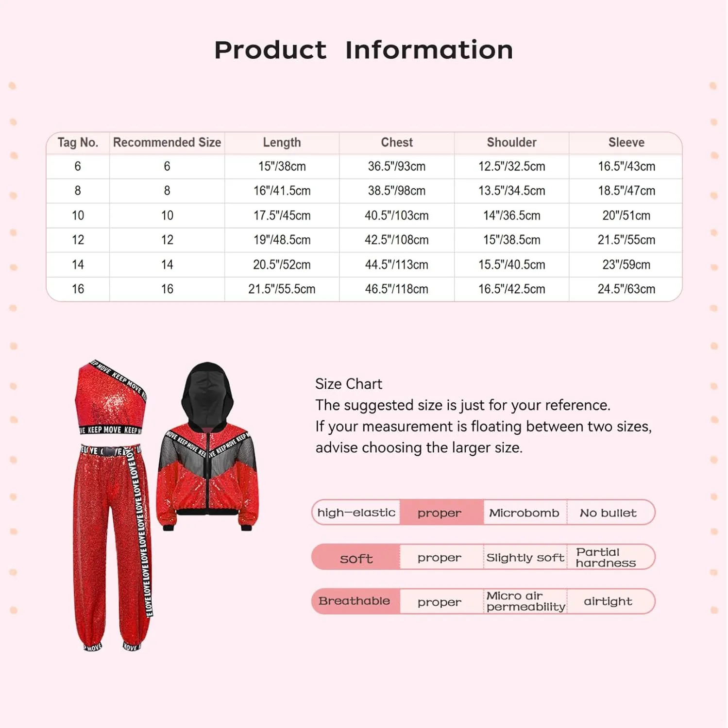 TiaoBug 3Pcs Girls Jazz Dance Outfits Sequin Zip Up Hooded Jacket Cropped Vest with Harem Pants Set