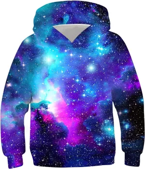 UNICOMIDEA Kids Hoodies Pullover 3D Sweatshirt Jumpers Tops for Boys Girls 6-16 Years Old