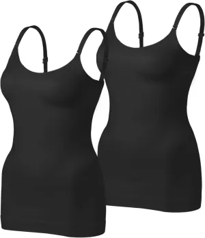 VVX Womens Shapewear for Women Tummy Control Tank Top Body Shaper Seamless Compression Camisole Tops