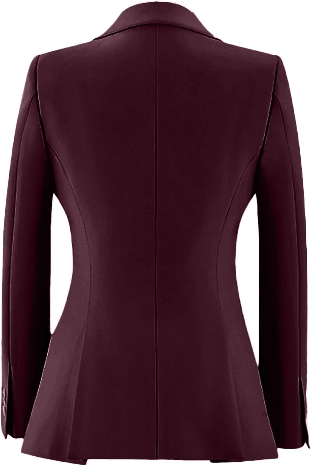 Wemaliyzd Women's Suits 2 Piece Work Office Peak Lapel Slim Fit Office Lady Blazer Pants