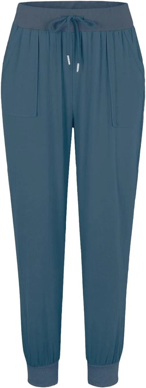 Wide Leg Pants Women Dressy Casual Summer Wide Leg High Waist Casual Lounge Pants Drawstring Trouser with Pockets